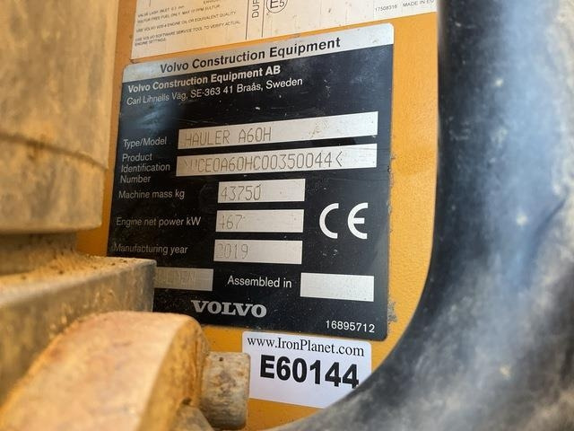 Volvo A60H - Knickgelenkter Dumper: das Bild 5 Volvo A60H - Knickgelenkter Dumper: das Bild 5