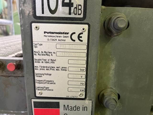 Putzmeister P13SEHMR - Stationäre Betonpumpe: das Bild 5 Putzmeister P13SEHMR - Stationäre Betonpumpe: das Bild 5
