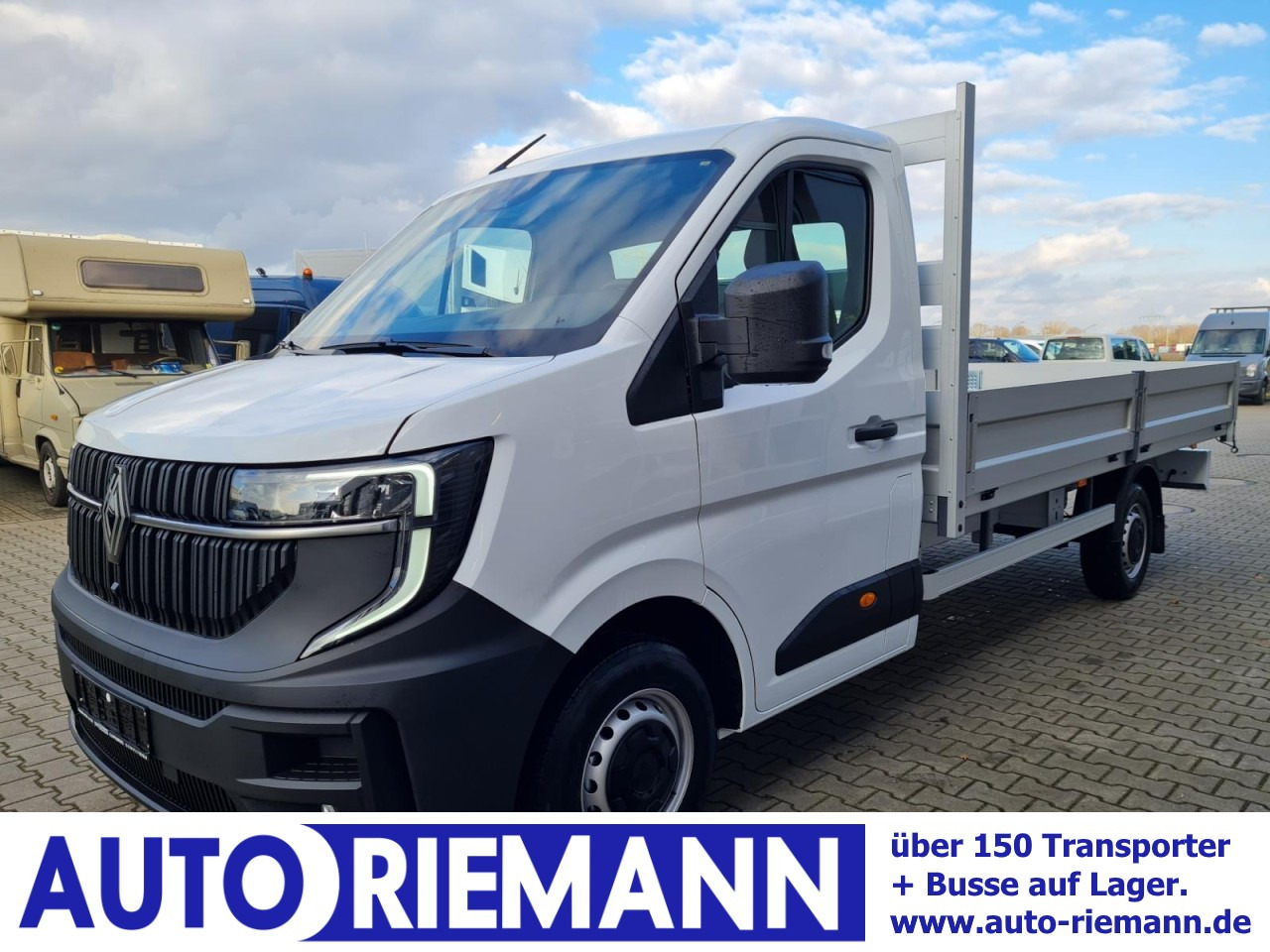 Renault Master New 35 Pritsche lang KLIMA KOMFORT TEMPOMAT - Pritsche Transporter: das Bild 1 Renault Master New 35 Pritsche lang KLIMA KOMFORT TEMPOMAT - Pritsche Transporter: das Bild 1
