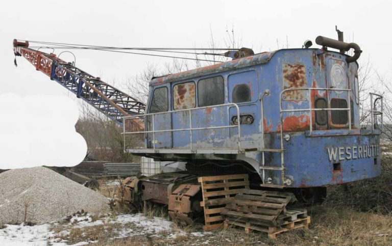 Weserhütte W12 – Dragline excavator / Seilbagger - Schürfkübelbagger: das Bild 1 Weserhütte W12 – Dragline excavator / Seilbagger - Schürfkübelbagger: das Bild 1
