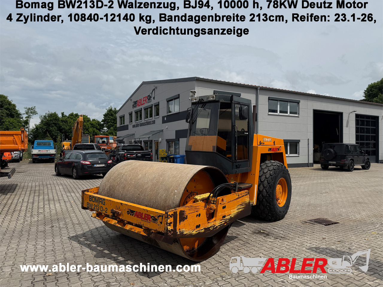 Bomag BW 213D-2 Walzenzug - Walzenzug: das Bild 1 Bomag BW 213D-2 Walzenzug - Walzenzug: das Bild 1