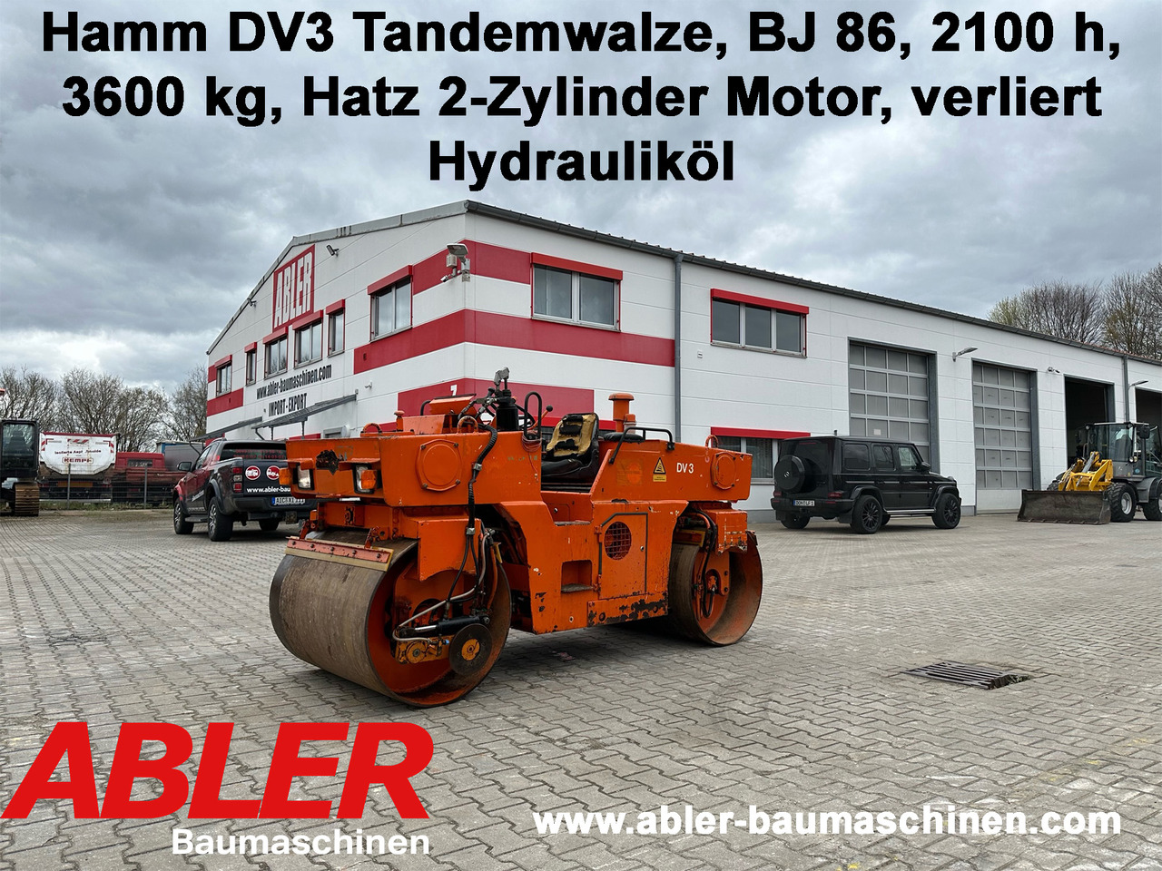 Hamm DV3 Tandemwalze - Straßenwalze: das Bild 1 Hamm DV3 Tandemwalze - Straßenwalze: das Bild 1