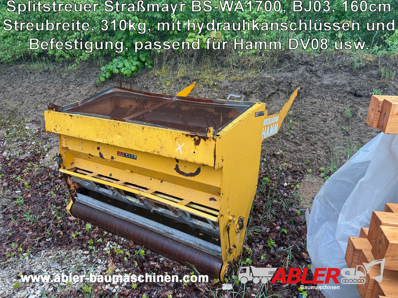 Splitstreuer 160 cm Straßmayr BS-WA 1700 Hamm DV8 - Salzstreuer: das Bild 1 Splitstreuer 160 cm Straßmayr BS-WA 1700 Hamm DV8 - Salzstreuer: das Bild 1