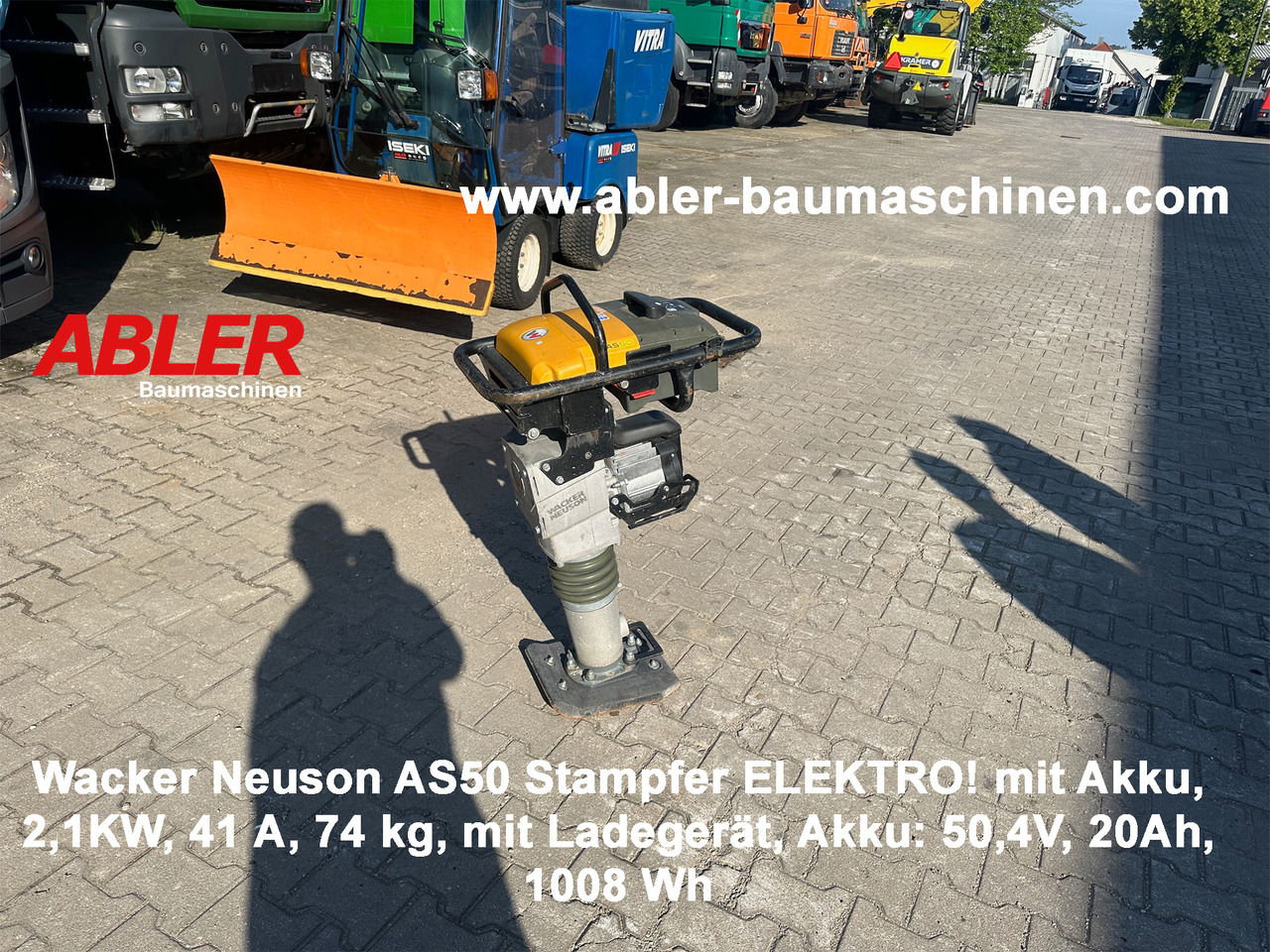 Wacker Neuson AS50E Rüttelstampfer Elektro AKKU! - Stampfer: das Bild 1 Wacker Neuson AS50E Rüttelstampfer Elektro AKKU! - Stampfer: das Bild 1
