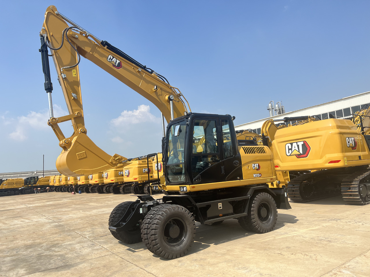 Caterpillar M315GC - Mobilbagger: das Bild 1 Caterpillar M315GC - Mobilbagger: das Bild 1