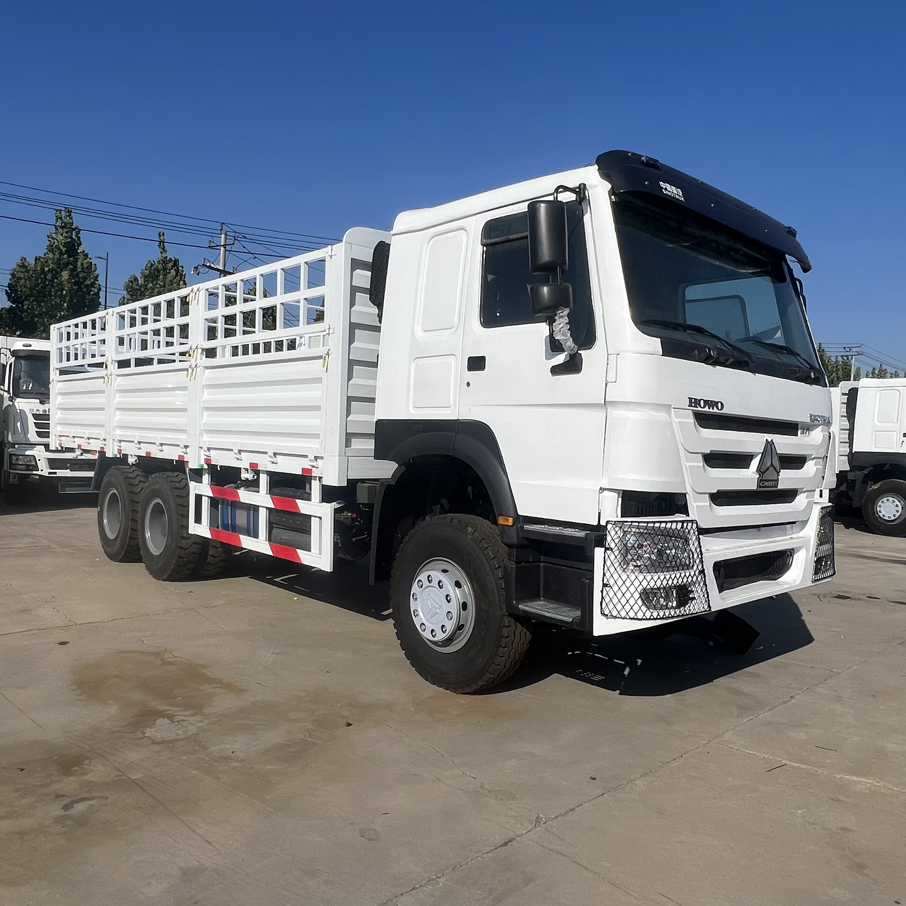 Pritsche LKW Sinotruk HOWO 371 6*4 Fence truck: das Bild 8