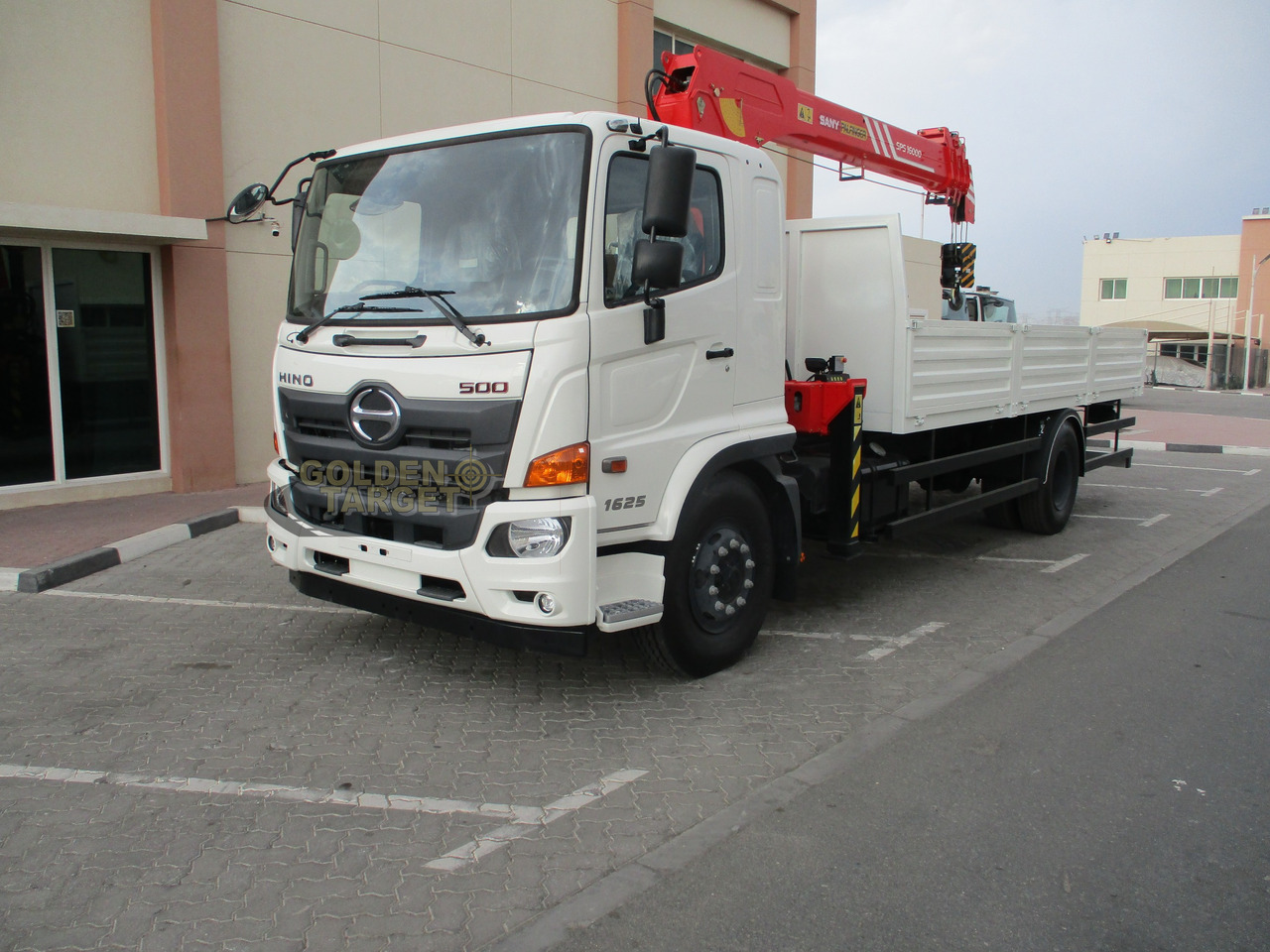 HINO 500 1625 4x2 with SANY PALFINGER SPS16000 Crane - Autokran: das Bild 2 HINO 500 1625 4x2 with SANY PALFINGER SPS16000 Crane - Autokran: das Bild 2