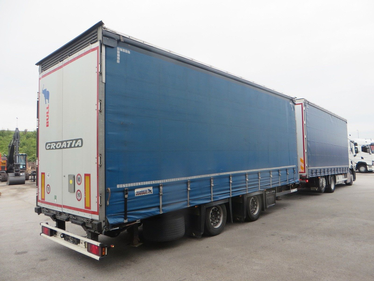 Renault T480 SC 6x2 Tandem jumbo 116m3 - Plane LKW: das Bild 3 Renault T480 SC 6x2 Tandem jumbo 116m3 - Plane LKW: das Bild 3