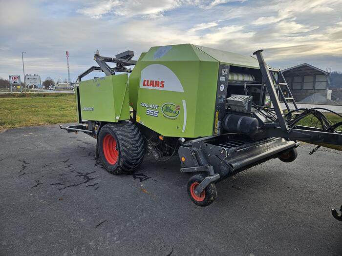 Claas Rollant 355 RC Uniwrap - Rundballenpresse, Ballenwickelgerät: das Bild 2 Claas Rollant 355 RC Uniwrap - Rundballenpresse, Ballenwickelgerät: das Bild 2
