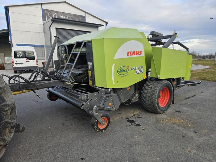 Claas Rollant 355 RC Uniwrap - Rundballenpresse, Ballenwickelgerät: das Bild 1 Claas Rollant 355 RC Uniwrap - Rundballenpresse, Ballenwickelgerät: das Bild 1