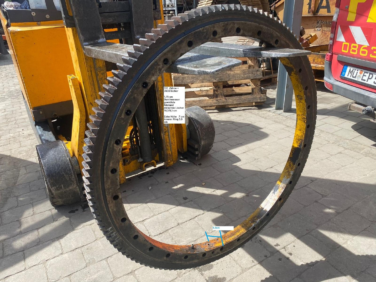 Atlas , O&K - Drehkranz für Baumaschine: das Bild 3 Atlas , O&K - Drehkranz für Baumaschine: das Bild 3
