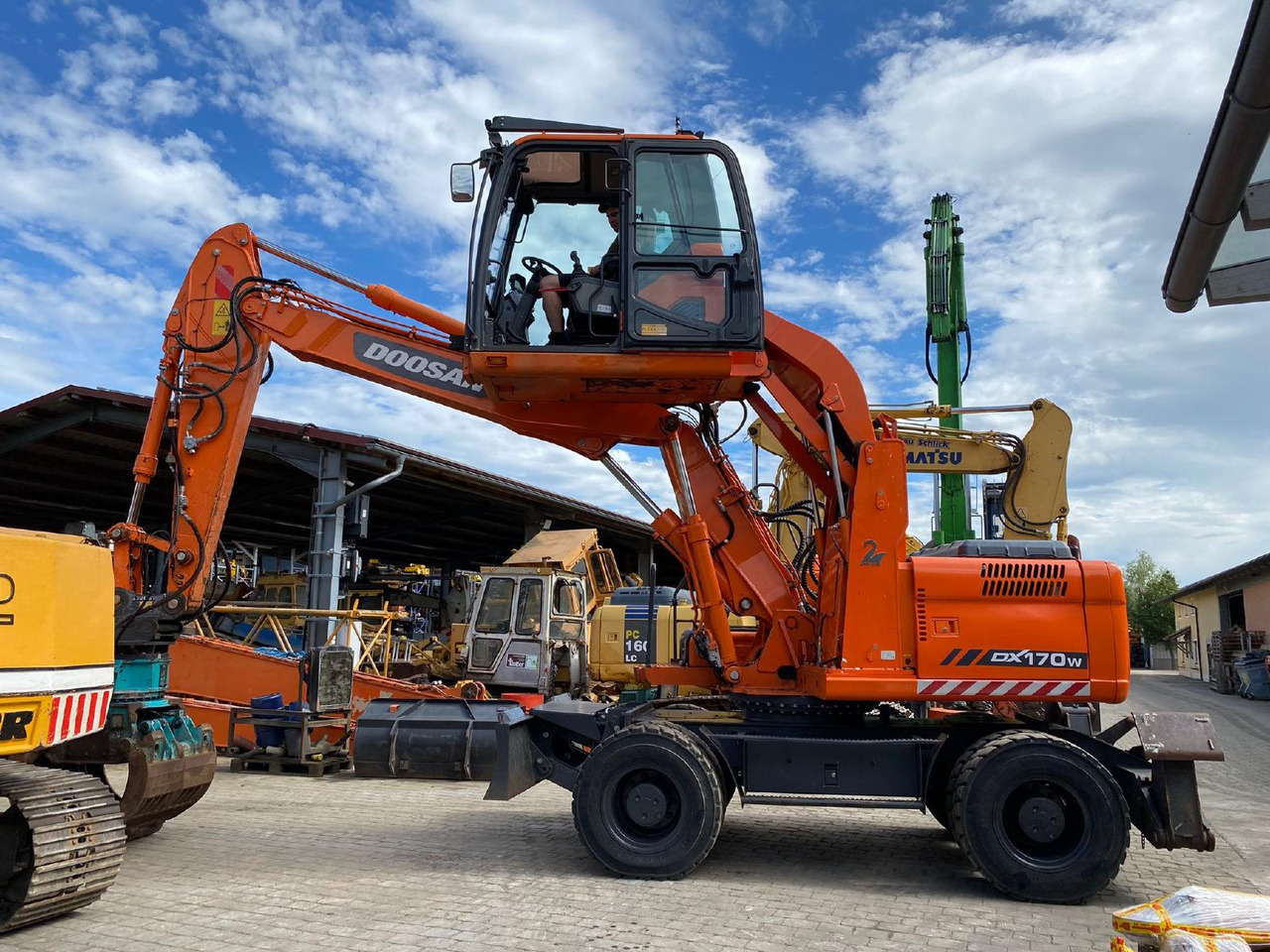 Doosan DX 170 W - Mobilbagger: das Bild 1 Doosan DX 170 W - Mobilbagger: das Bild 1