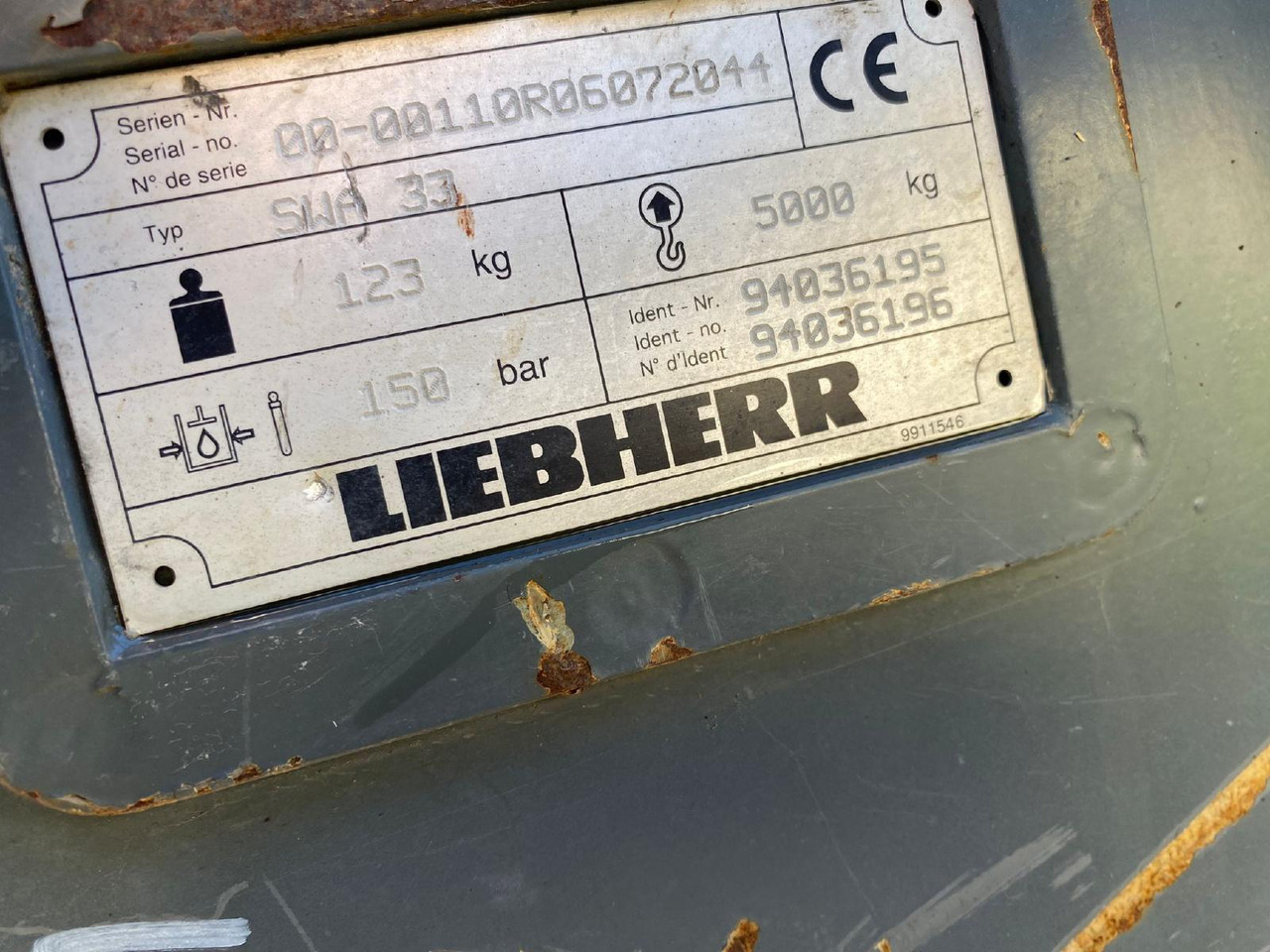 Liebherr SWA 33 - Schnellwechsler für Baumaschine: das Bild 5 Liebherr SWA 33 - Schnellwechsler für Baumaschine: das Bild 5
