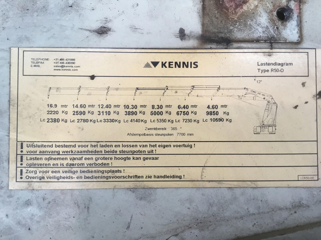 Kennis HYVA R50-O - Ausleger für Mobilkran: das Bild 5 Kennis HYVA R50-O - Ausleger für Mobilkran: das Bild 5