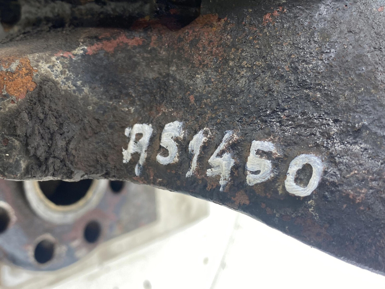Achsschenkel für Kran PPM 280 ATT Steering knuckle 16 holes axle 2: das Bild 10