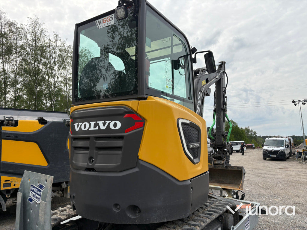 Minibagger Grävmaskin Volvo ECR25D Electric: das Bild 7