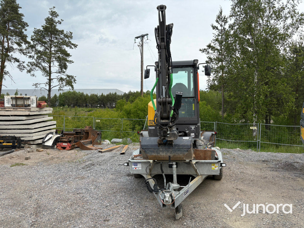 Minibagger Grävmaskin Volvo ECR25D Electric: das Bild 13