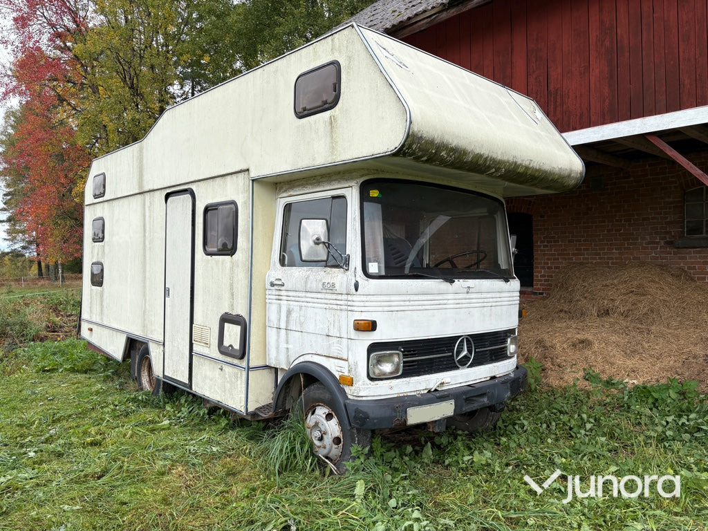 Husbil MERCEDES BENZ LP 608/32 - Alkoven Wohnmobil: das Bild 1 Husbil MERCEDES BENZ LP 608/32 - Alkoven Wohnmobil: das Bild 1