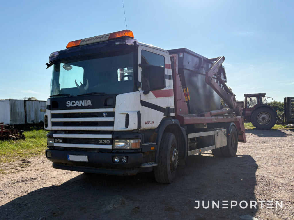 Scania Lastbil med lastväxslarflak - Absetzkipper: das Bild 1 Scania Lastbil med lastväxslarflak - Absetzkipper: das Bild 1