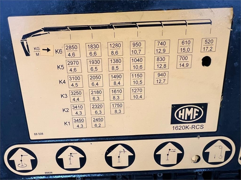 Volvo FL 280 - HMF 1620K6 - Autokran: das Bild 4 Volvo FL 280 - HMF 1620K6 - Autokran: das Bild 4
