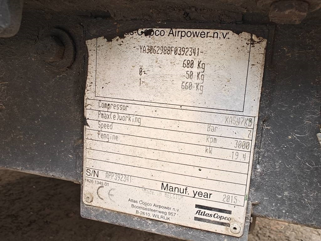 Atlas Copco XAS 47 - Luftkompressor: das Bild 5 Atlas Copco XAS 47 - Luftkompressor: das Bild 5
