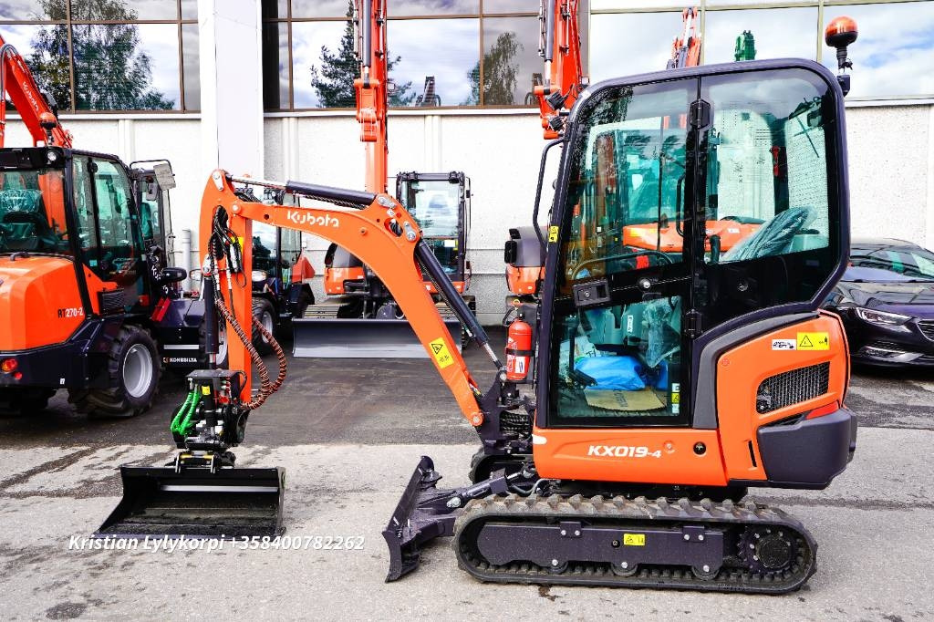 Kubota KX019-4 UUSI! TAKUU! PYÖRITTÄJÄLLÄ - Minibagger: das Bild 1 Kubota KX019-4 UUSI! TAKUU! PYÖRITTÄJÄLLÄ - Minibagger: das Bild 1