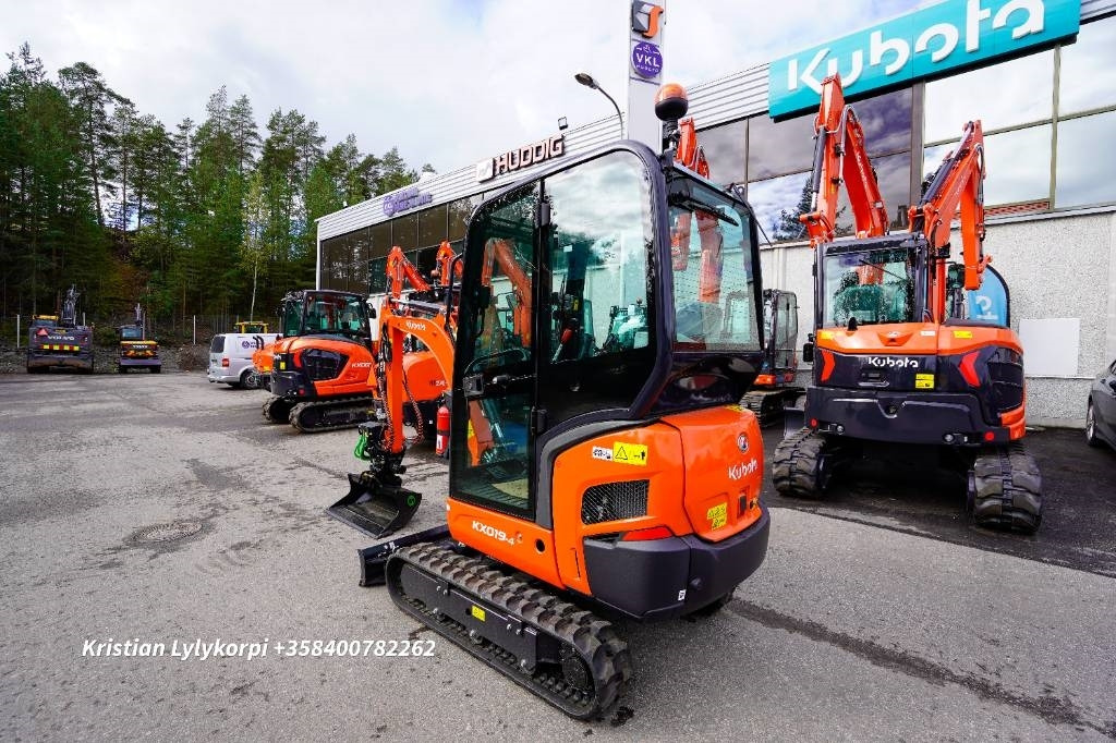 Kubota KX019-4 UUSI! TAKUU! PYÖRITTÄJÄLLÄ - Minibagger: das Bild 2 Kubota KX019-4 UUSI! TAKUU! PYÖRITTÄJÄLLÄ - Minibagger: das Bild 2