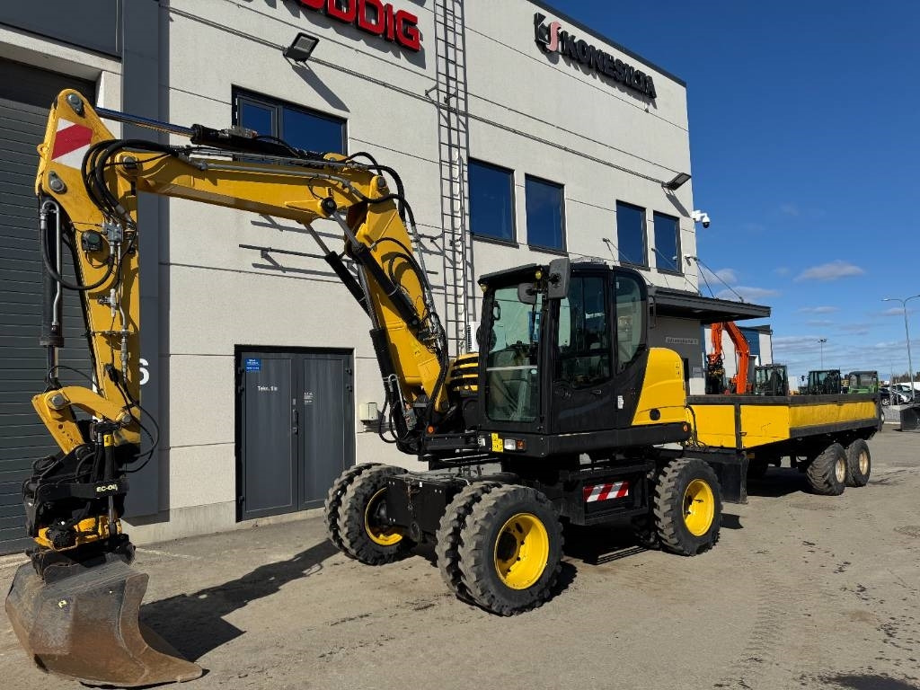 Yanmar B 110 W Hyvät varusteet / Siisti / Vähän ajettu - Mobilbagger: das Bild 3 Yanmar B 110 W Hyvät varusteet / Siisti / Vähän ajettu - Mobilbagger: das Bild 3
