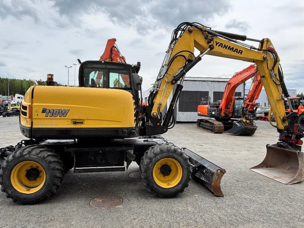 Yanmar B110W PYÖRITTÄJÄLLÄ - Mobilbagger: das Bild 5 Yanmar B110W PYÖRITTÄJÄLLÄ - Mobilbagger: das Bild 5