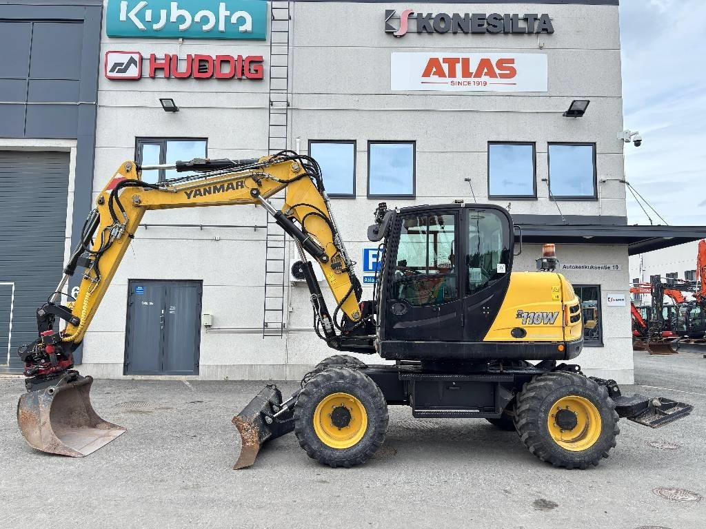 Yanmar B110W PYÖRITTÄJÄLLÄ - Mobilbagger: das Bild 1 Yanmar B110W PYÖRITTÄJÄLLÄ - Mobilbagger: das Bild 1