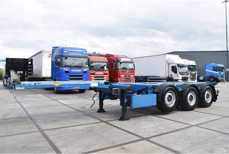 Broshuis MFCC - LIFT AXLE - SAF AXLES - DISC BRAKES - 2 x EXTENDABLE - EXCELLENT CONDITION - - Container/ Wechselfahrgestell Auflieger: das Bild 5 Broshuis MFCC - LIFT AXLE - SAF AXLES - DISC BRAKES - 2 x EXTENDABLE - EXCELLENT CONDITION - - Container/ Wechselfahrgestell Auflieger: das Bild 5