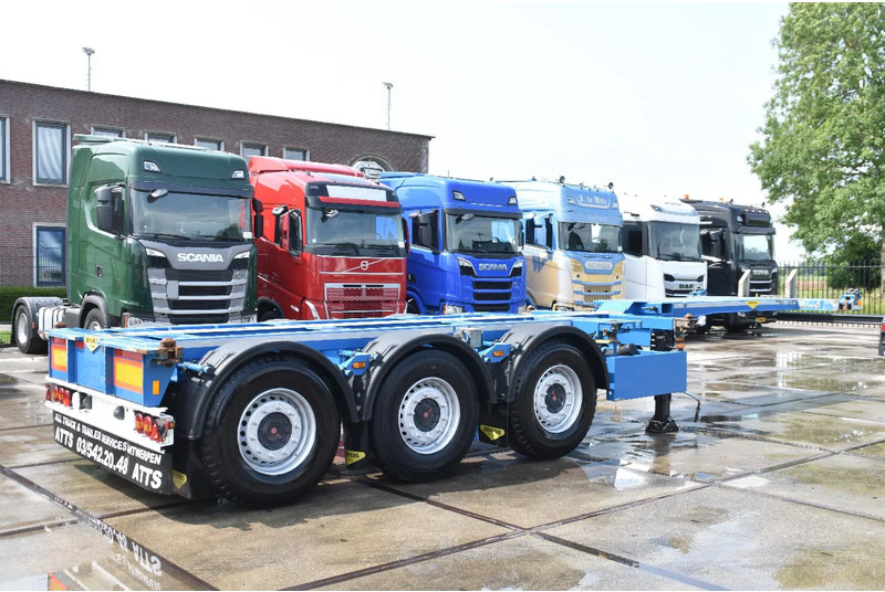 Broshuis MFCC - LIFT AXLE - SAF AXLES - DISC BRAKES - 2 x EXTENDABLE - EXCELLENT CONDITION - - Container/ Wechselfahrgestell Auflieger: das Bild 2 Broshuis MFCC - LIFT AXLE - SAF AXLES - DISC BRAKES - 2 x EXTENDABLE - EXCELLENT CONDITION - - Container/ Wechselfahrgestell Auflieger: das Bild 2
