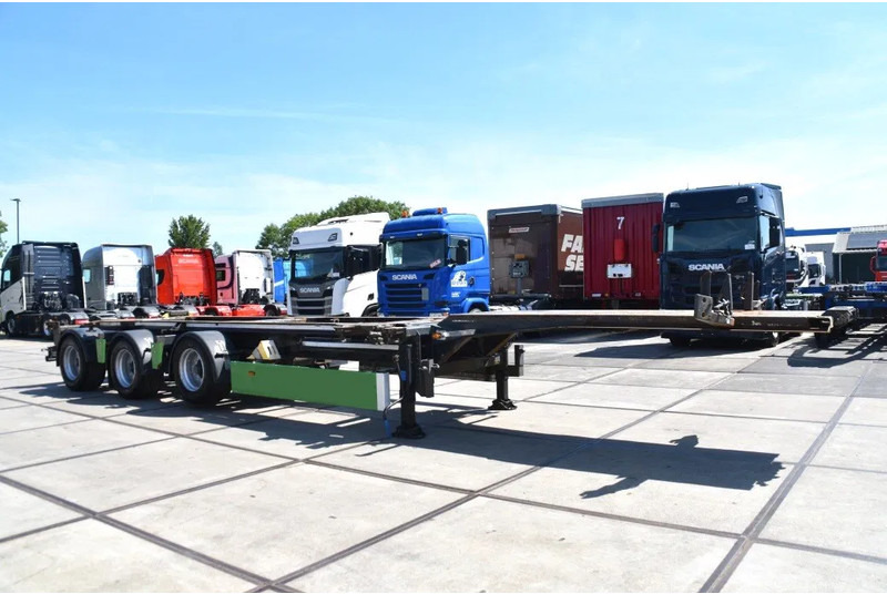 Renders ROC 16.30 - X-STEERING - LIFT AXLE - BPW AXLES - DISC BRAKES - EXTENDABLE - - Container/ Wechselfahrgestell Auflieger: das Bild 1 Renders ROC 16.30 - X-STEERING - LIFT AXLE - BPW AXLES - DISC BRAKES - EXTENDABLE - - Container/ Wechselfahrgestell Auflieger: das Bild 1