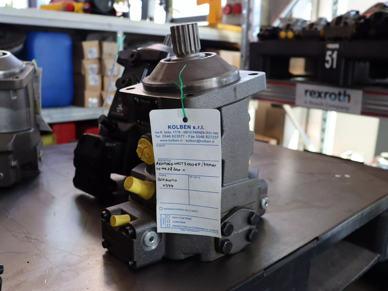 REXROTH A6VM060HA2T30004F/71MWV0M4Z8200-0 - Hydraulikmotor für Baumaschine: das Bild 2 REXROTH A6VM060HA2T30004F/71MWV0M4Z8200-0 - Hydraulikmotor für Baumaschine: das Bild 2