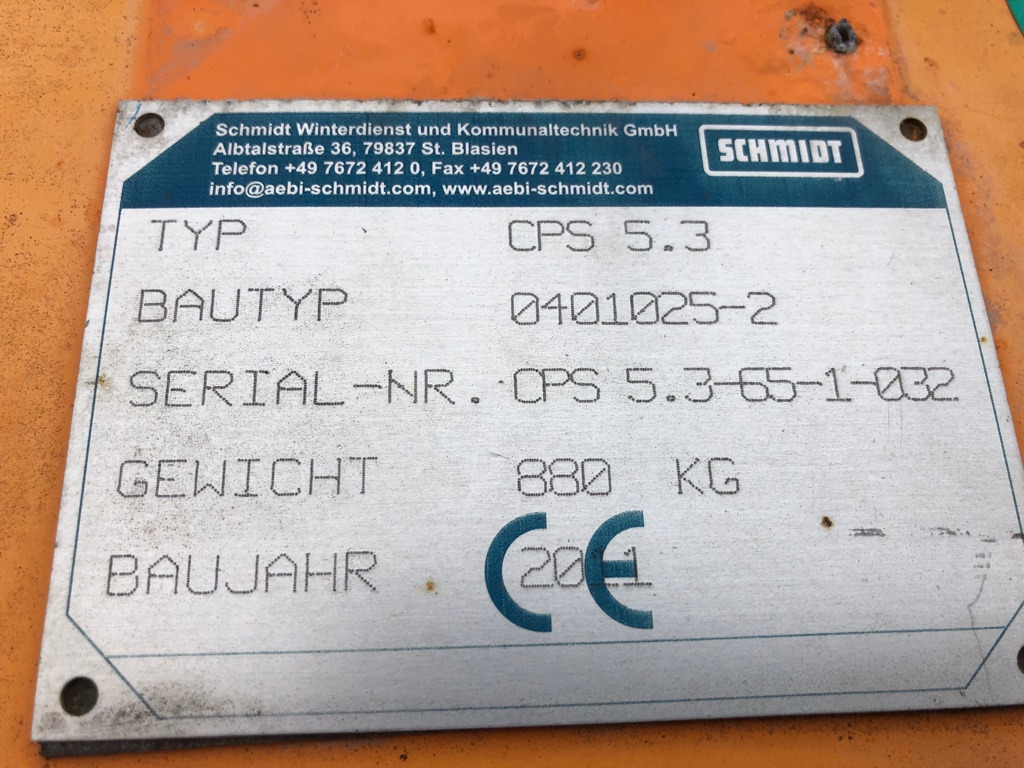 SCHMIDT Side snow plow CPS 5.3 - Schneefräse für LKW: das Bild 5 SCHMIDT Side snow plow CPS 5.3 - Schneefräse für LKW: das Bild 5