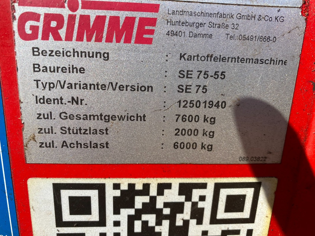 Grimme SE 85-55 UB - Erntemaschine: das Bild 2 Grimme SE 85-55 UB - Erntemaschine: das Bild 2