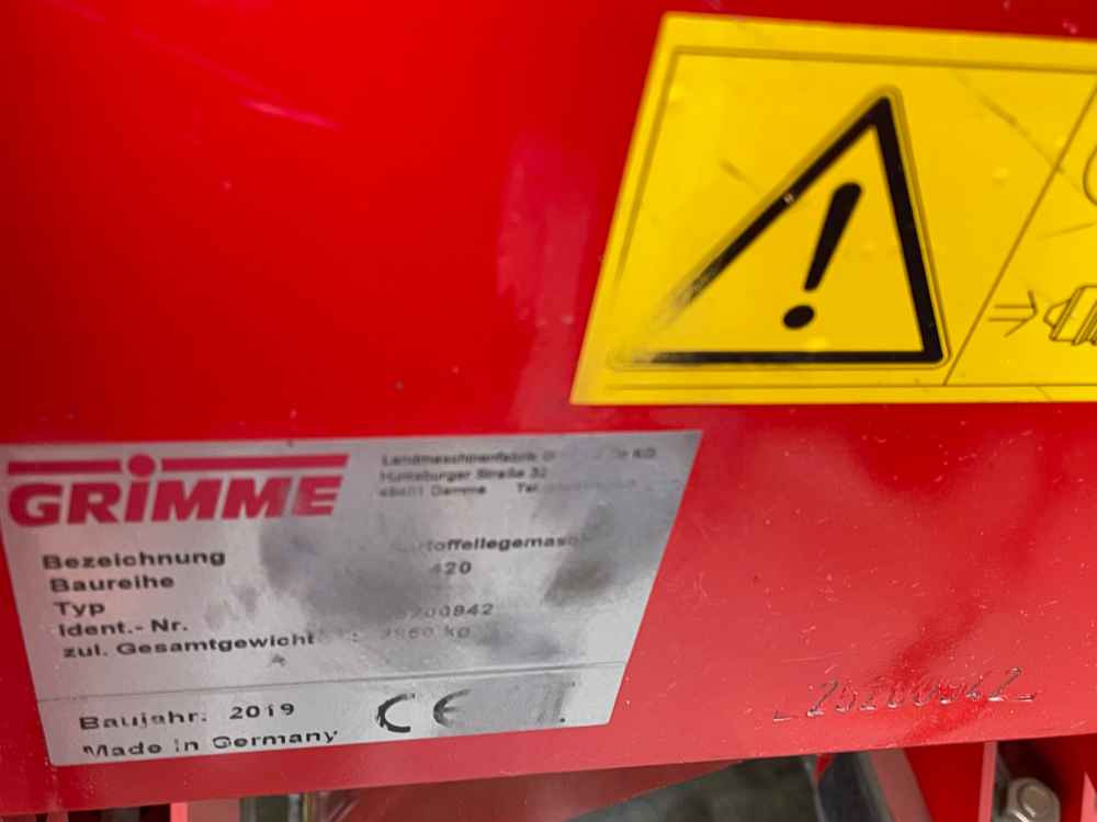 Grimme GL 420 - Erntemaschine: das Bild 2 Grimme GL 420 - Erntemaschine: das Bild 2