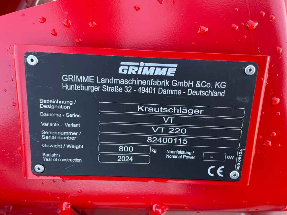 Grimme VT 220F - Traubenvollernter: das Bild 2 Grimme VT 220F - Traubenvollernter: das Bild 2