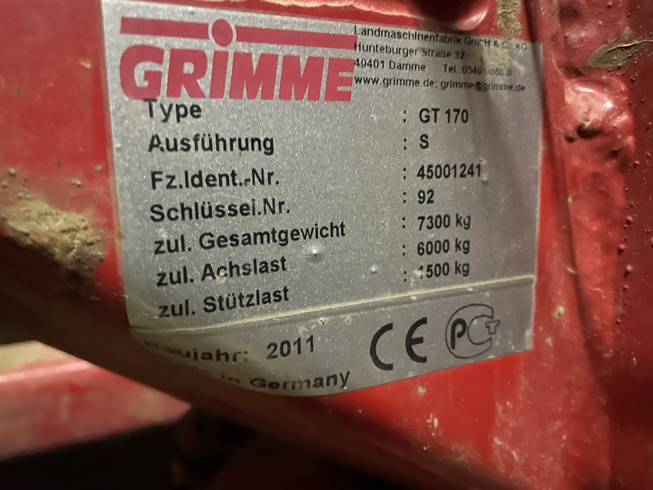 Grimme GT 170 - Erntemaschine: das Bild 3 Grimme GT 170 - Erntemaschine: das Bild 3
