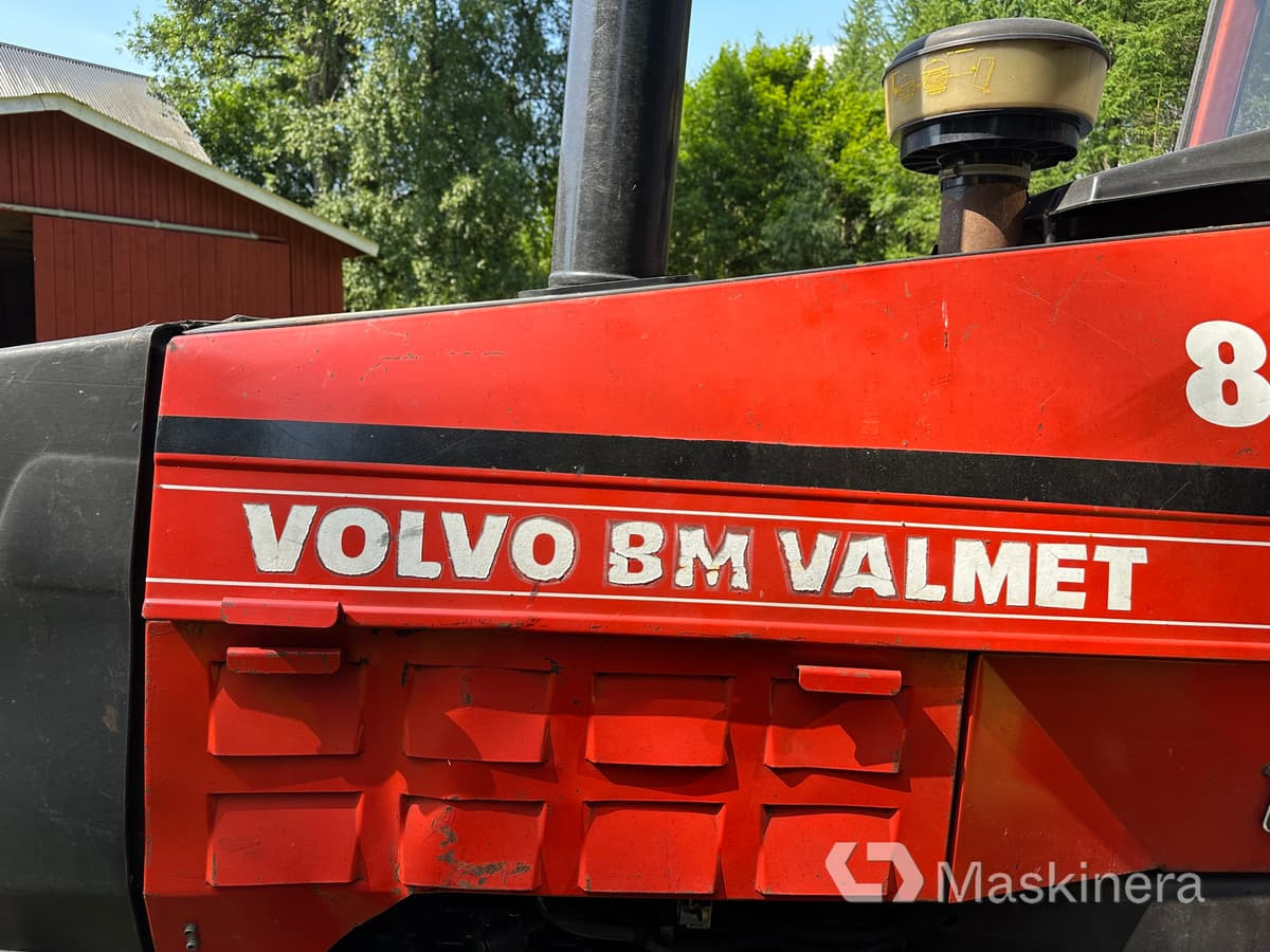 Traktor, Rückewagen Traktor Volvo BM 805-4 med skogsvagn och kran: das Bild 38