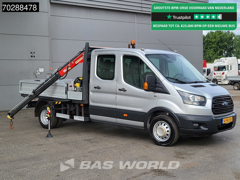 Ford Transit 105pk Kraanwagen Fassi M10A.12 Dubbel Cabine Dubbellucht Trekhaak Euro6 Crane Kran Kranwagen Trekhaak - Pritsche Transporter: das Bild 1 Ford Transit 105pk Kraanwagen Fassi M10A.12 Dubbel Cabine Dubbellucht Trekhaak Euro6 Crane Kran Kranwagen Trekhaak - Pritsche Transporter: das Bild 1