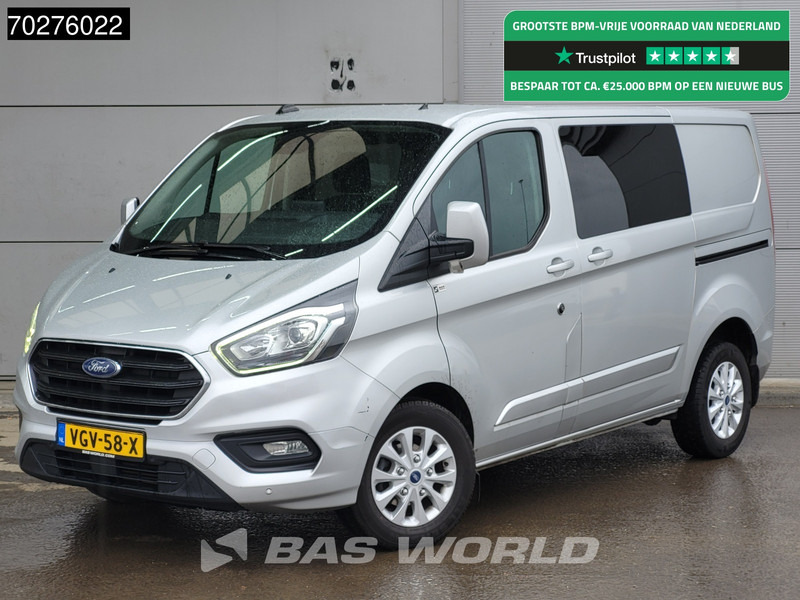 Ford Transit Custom 130PK Dubbel Cabine Automaat L1H1 LED Navi Trekhaak Camera Parkeersensoren Airco Cruise Doka Mixto L1 3Ton Airco Dubbel cabine T - Kleintransporter: das Bild 1 Ford Transit Custom 130PK Dubbel Cabine Automaat L1H1 LED Navi Trekhaak Camera Parkeersensoren Airco Cruise Doka Mixto L1 3Ton Airco Dubbel cabine T - Kleintransporter: das Bild 1