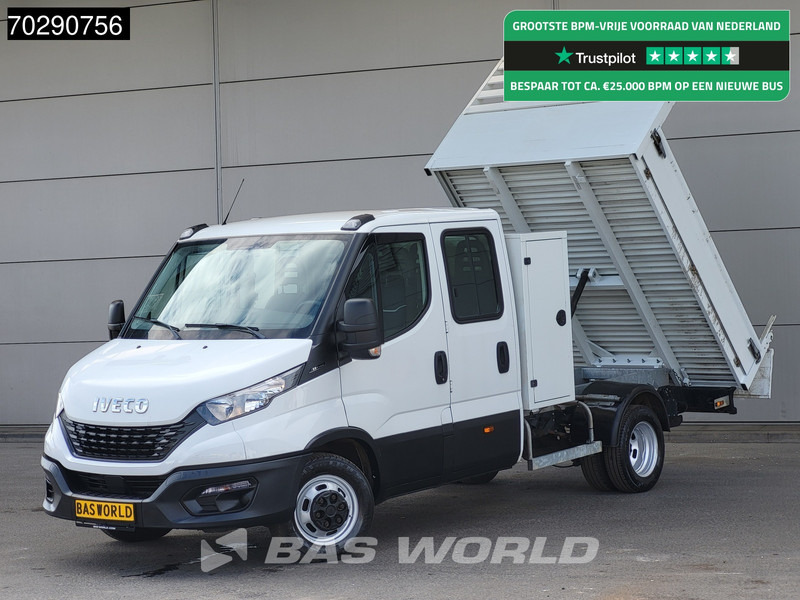 Iveco Daily 35C14 Kipper met Kist Dubbel Cabine Dubbellucht 3,5t Trekhaak Airco Cruise Euro6 Kieper Tipper Benne 2m3 Airco Trekhaak Cruise c - Kipper Transporter: das Bild 1 Iveco Daily 35C14 Kipper met Kist Dubbel Cabine Dubbellucht 3,5t Trekhaak Airco Cruise Euro6 Kieper Tipper Benne 2m3 Airco Trekhaak Cruise c - Kipper Transporter: das Bild 1