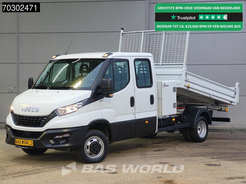 Iveco Daily 35C16 3.0L Kipper met Kist Dubbel Cabine Dubbellucht 3,5t Trekhaak 160PK Airco Cruise Euro6 Tipper Benne Kieper Airco Trekhaak C - Kipper Transporter: das Bild 1 Iveco Daily 35C16 3.0L Kipper met Kist Dubbel Cabine Dubbellucht 3,5t Trekhaak 160PK Airco Cruise Euro6 Tipper Benne Kieper Airco Trekhaak C - Kipper Transporter: das Bild 1