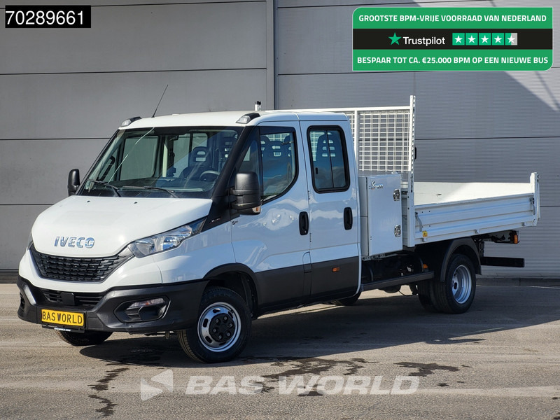 Iveco Daily 35C16 3.0L Open Laadbak met Kist Dubbel Cabine Dubbellucht 3,5t Trekhaak Airco Cruise Euro6 Pritsche Pickup Open Box 2m3 Airco T - Pritsche Transporter: das Bild 1 Iveco Daily 35C16 3.0L Open Laadbak met Kist Dubbel Cabine Dubbellucht 3,5t Trekhaak Airco Cruise Euro6 Pritsche Pickup Open Box 2m3 Airco T - Pritsche Transporter: das Bild 1