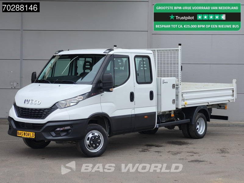 Iveco Daily 35C16 Open Laadbak met Kist Dubbel Cabine Dubbellucht 3,5t Trekhaak Navi Airco Cruise Camera Euro6 Pritsche Pickup Open Box 2m3 - Pritsche Transporter: das Bild 1 Iveco Daily 35C16 Open Laadbak met Kist Dubbel Cabine Dubbellucht 3,5t Trekhaak Navi Airco Cruise Camera Euro6 Pritsche Pickup Open Box 2m3 - Pritsche Transporter: das Bild 1