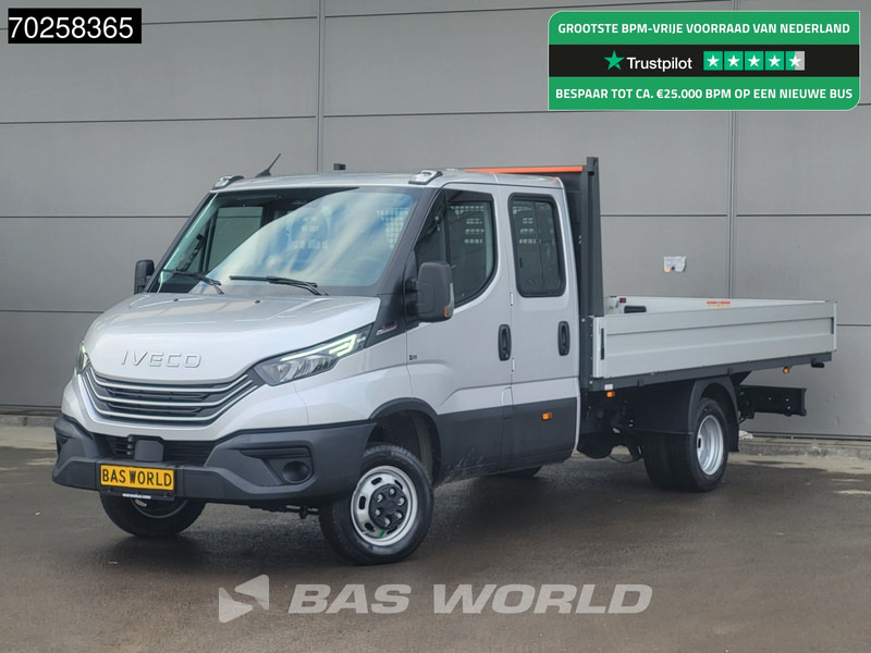 Iveco Daily 35C21 Automaat 2025model Open laadbak Dubbel Cabine CarPlay ACC LED 3,5T Trekvermogen Pritsche Pickup Airco Dubbel cabine - Pritsche Transporter: das Bild 1 Iveco Daily 35C21 Automaat 2025model Open laadbak Dubbel Cabine CarPlay ACC LED 3,5T Trekvermogen Pritsche Pickup Airco Dubbel cabine - Pritsche Transporter: das Bild 1