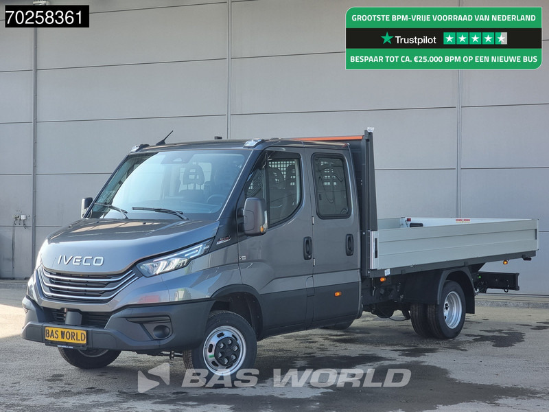 Iveco Daily 35C21 Automaat 2025model Open laadbak Dubbel Cabine CarPlay ACC LED 3,5T Trekvermogen Pritsche Pickup Airco Dubbel cabine - Pritsche Transporter: das Bild 1 Iveco Daily 35C21 Automaat 2025model Open laadbak Dubbel Cabine CarPlay ACC LED 3,5T Trekvermogen Pritsche Pickup Airco Dubbel cabine - Pritsche Transporter: das Bild 1