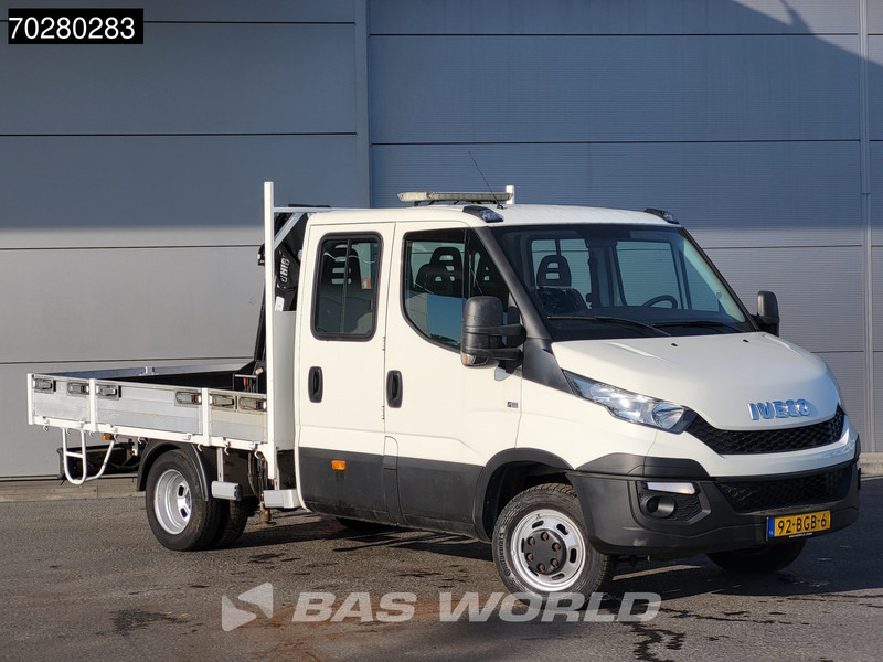 Iveco Daily 50C17 3,0L Automaat HIAB 017T-2 DC Open laadbak Kraan Dubbellucht Airco Euro6 Pickup Crane Kraanwagen Pritsche Airco Dubbel cabi - Pritsche Transporter: das Bild 5 Iveco Daily 50C17 3,0L Automaat HIAB 017T-2 DC Open laadbak Kraan Dubbellucht Airco Euro6 Pickup Crane Kraanwagen Pritsche Airco Dubbel cabi - Pritsche Transporter: das Bild 5