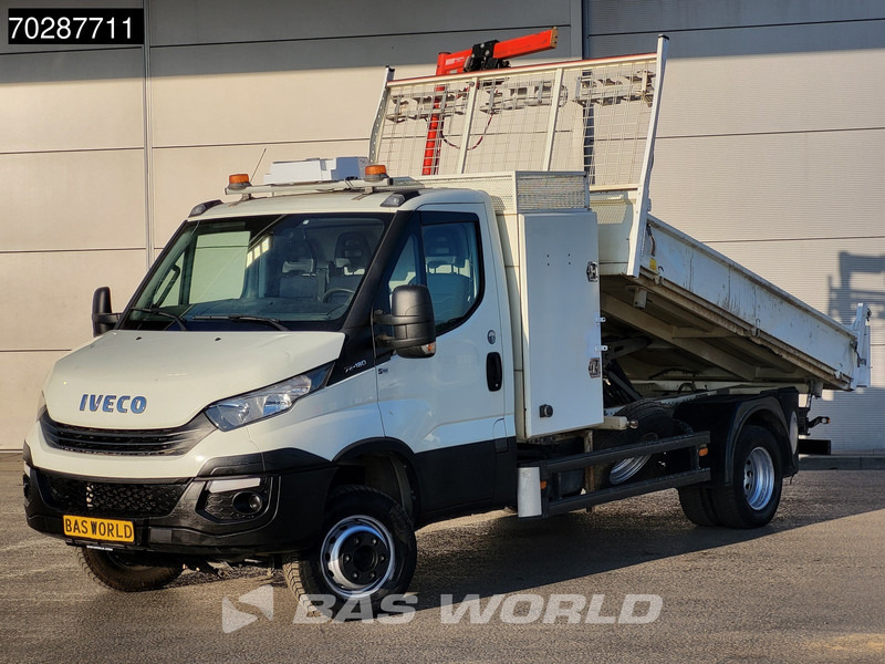 Iveco Daily 70C18 3.0L Driezijdige Kipper 500KG Kraan Kraanwagen Open Laadbak 3,5t Trekhaak Airco Cruise Euro6 Kraan Crane Kranwagen Kipper - Kipper Transporter: das Bild 2 Iveco Daily 70C18 3.0L Driezijdige Kipper 500KG Kraan Kraanwagen Open Laadbak 3,5t Trekhaak Airco Cruise Euro6 Kraan Crane Kranwagen Kipper - Kipper Transporter: das Bild 2